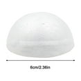 thumbnail image 2 of Chendee Hémisphère en Mousse Hémisphère en Mousse Boule Ronde en Mousse Polystyrène, 6cm, 2 of 9