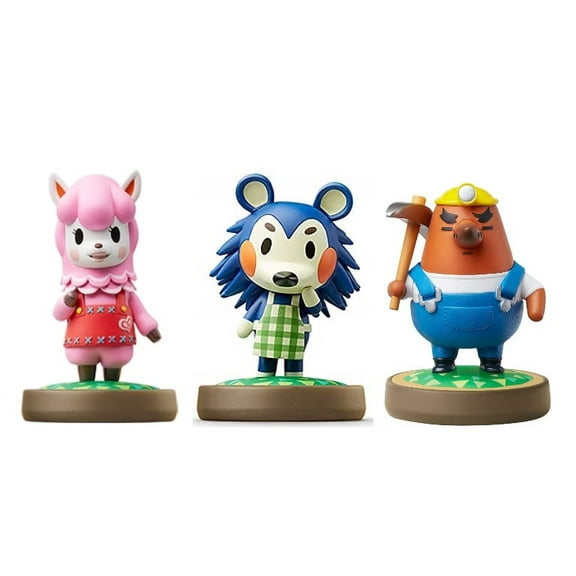Reese - Mabel - Mr Resetti Amiibo (Animal Crossing Series) for Nintendo Switch - WiiU, 3DS 3 Pack (Bulk Packaging)