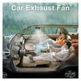 thumbnail image 4 of Car Exhaust Fan Solar Powered Car Ventilator Cooling Fan Ventilation Fans Car Radiator Suitable For Car General Types Of Cars ,High-Speed Airflow, 4 of 7
