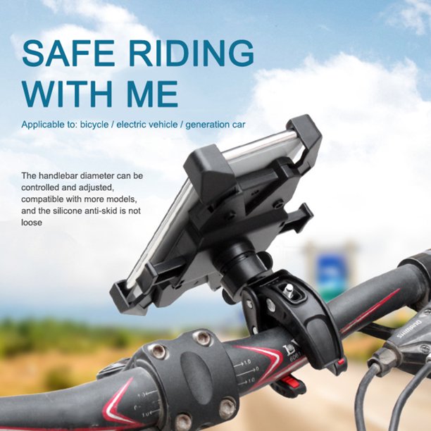 Bicicleta Motocicleta Eléctrica Soporte de montaje Ndcxsfigh para teléfono de Soporte de soporte para manillar de de ciclismo (Rojo)