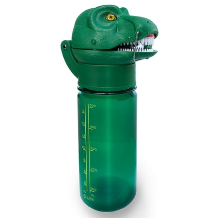RoarBottle T-Rex - Roaring Dinosaur Water Bottle for Kids | Realistic TRex Roar | BPA Free WaterBottle for