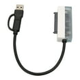 thumbnail image 2 of Hard Drive Adapter, USB C To  Adapter Cable Portable 7P+15P Interface Plug And Play  For Laptop, 2 of 8