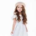 thumbnail image 3 of EeaseMX Boina elegante con perlas, boina infantil de moda, sombrero informal exquisito para niña, 3 of 7