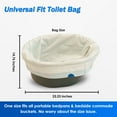 thumbnail image 4 of HygiCare Commode Liner and Bedpan Value Pack, 200ct, Medical Grade Liner, Leakproof, Easy to Tie, Fits All Bedside Commodes and Bedpans, 4 of 7