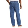 thumbnail image 2 of Harbor Bay by DXL Men's Big and Tall Rugged Loose-Fit Jeans, Medium Wash, 48W X 30L, 2 of 8