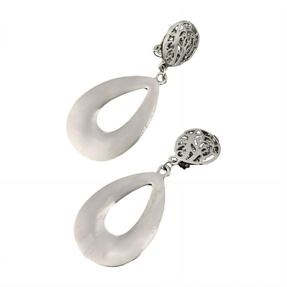 DESIGNICE Clip on Earrings,Inlaid with Natural Diamonds Earrings for Women,Subtle Lavender Charm Tragus Earrings for Women,Silver