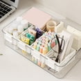 thumbnail image 4 of Organizador de Puerta de Refrigerador Qazbgdl | Divisor Colgante para Estantes y Cajas | Organizador Expandible de Plástico Blanco para Cocina, Baño y Oficina | Paquete de 1, 4 of 6