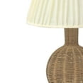 thumbnail image 3 of Pallora Cream & Natural Rattan Table Lamp, 3 of 6