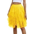 thumbnail image 2 of NordicNest Tulle Skirts for Women Short Fairy Skirt Tutu A-Line Mesh Layered Spring Skirts Summer Skirts, 2 of 5