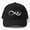 Black, variant on Camping Infinity White Baseball Cap, Endless Outdoor Adventure Symbol Design, Classic Hat