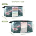 thumbnail image 2 of Foldable Clothes Storage Bags Clothes Organizer Bin with Clear Windows for Clothes Bedding Surreal Garden, 2 of 6