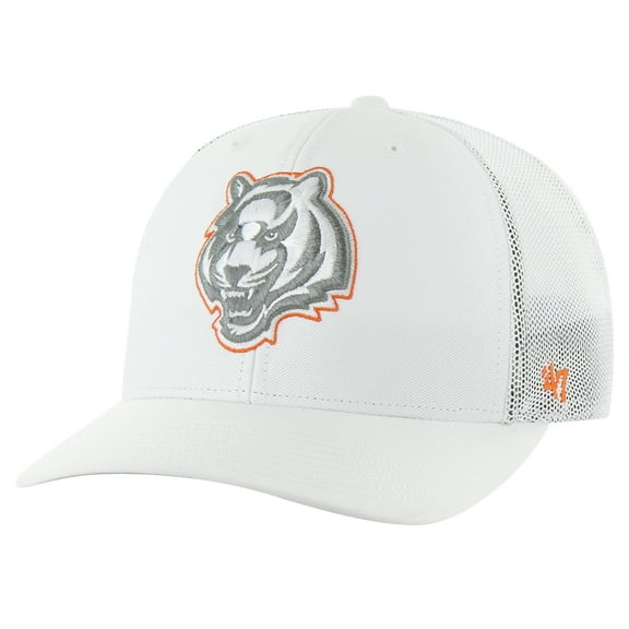 Men's '47 White Cincinnati Bengals Snowball Trophy Stretch Fit Hat