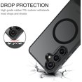 thumbnail image 4 of baomifa-Magnetic for Samsung Galaxy S25 Case with Stand, [Built-in Invisible Kickstand] [Military Grade Shockproof] Slim Translucent Matte Protective Phone Cover for Samsung S25 6.2", Black, 4 of 4