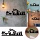 thumbnail image 2 of Adorno Navideño Metálico Negro Para Colgar En La Pared Decoración Divertida Para El Hogar Decoración Navideña, 2 of 8