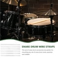 thumbnail image 3 of 6 Pcs Snare Drum Tension Mountain Straps Gig Wire Retainer Accessories, 3 of 6