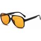 thumbnail image 1 of Retro Polarised Sunglasses for Women Men Oversized Vintage 70s Pilot Sunglasses Large Frame Classic Double Bridge Retro Glasses Anti UV400, 1 of 5