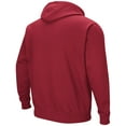 thumbnail image 2 of Men's Colosseum Crimson Indiana Hoosiers Double Arch Pullover Hoodie, 2 of 2