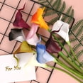 thumbnail image 7 of Uxcell 20-Pack White Green Artificial Calla Lily Flowers,14 Inch Faux Calla Lily Flowers PU Bouquets Real Touch for Home/Wedding, 7 of 7