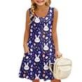 thumbnail image 6 of Xmyrz Easter Dresses For Girls Bunny Sleeveless Mini Dresses Leisure Egg Skin-Friendly Casual Dresses Going Out Dresses Cute Dresses, 6 of 8