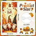 thumbnail image 2 of Large Fall Door Cover Decorations Fall Door Banner for Front Door Realistic Sunflower Maple Leaves Pumpkin Door Hanging Sign Autumn Harvest Backdrop Background for Thanksgiving Holiday Party Supplies, 2 of 6