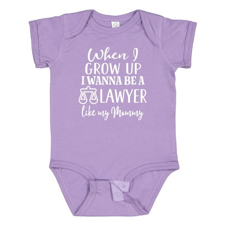 

Inktastic Future Lawyer Like Mommy Gift Baby Boy or Baby Girl Bodysuit