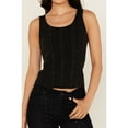 thumbnail image 3 of Idyllwind Women's Sevier Studded Ribbed Tank Top - IWHO24K80-BLK Medium  US, 3 of 4