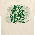 thumbnail image 2 of Instant Message - More Books and Plants Please Short Sleeve Graphic T-Shirt, 2 of 5