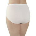 thumbnail image 3 of Fit for Me by Fruit of the Loom Women's Cotton Briefs, 5 Pack Plus Size Panties, 3 of 8
