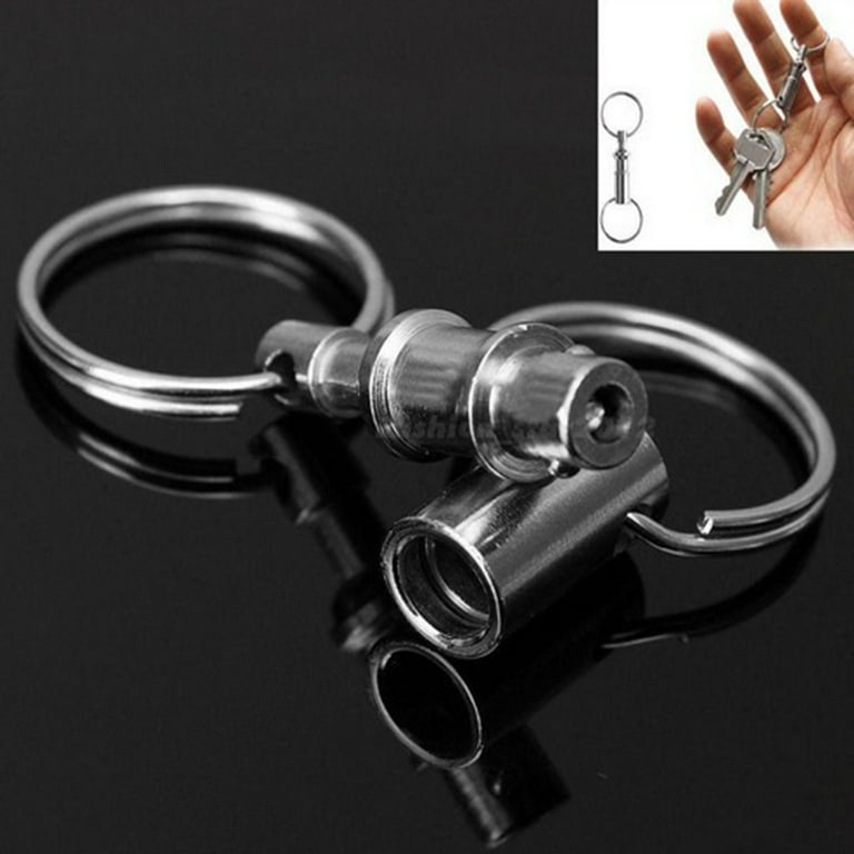 Keychain Accessories Charms DIY Keychains Keyring Rings Metal Hooks  Keyrings Bulk