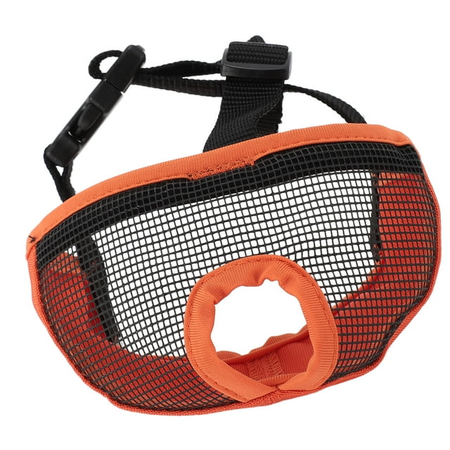Adjustable Muzzle Breathable Mesh Dog For Biting, Chewing, Barking, Training, Licking And Grooming, Short Snout Dog Muzzle With Soft Edges