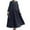 Black, variant on Lovzfmll Women's Spring Summer Round Neck Solid Cotton Linen Short Sleeve Pocket Dress Black, 4XL