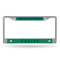 Florida Gulf Coast Eagles Chrome Metal License Plate Frame