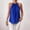 Blue, variant on Summer Tanks for Women 2026 Fashion Solid Color Halter Camisole Blouses Casual Loose Fit Sleeveless Halter Summer Tops