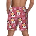 thumbnail image 2 of Lsque Mens Swim Trunks Cow And Flower Pattern - Bathing Suit Compression Liner - Beach Swim Shorts Swimwear - (S-3XL) - Stretch Quick Dry -Small, 2 of 9