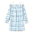 thumbnail image 3 of JAJAHO Girls Nightgown Christmas Pajamas Long Sleeve Ruffle Princess Sleep Dress For Kids 3-14Y, 3 of 5