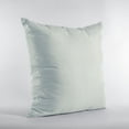 thumbnail image 3 of Plutus Baby Blue Solid Shiny Velvet Luxury Throw Pillow - Double sided 16" x 16", 3 of 5