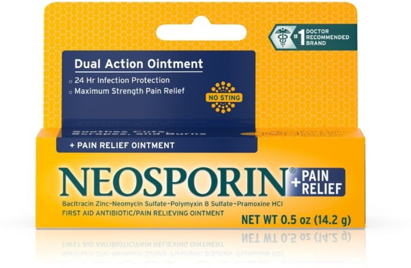 2 Pack Neosporin + Pain Relief Ointment 0.50 oz