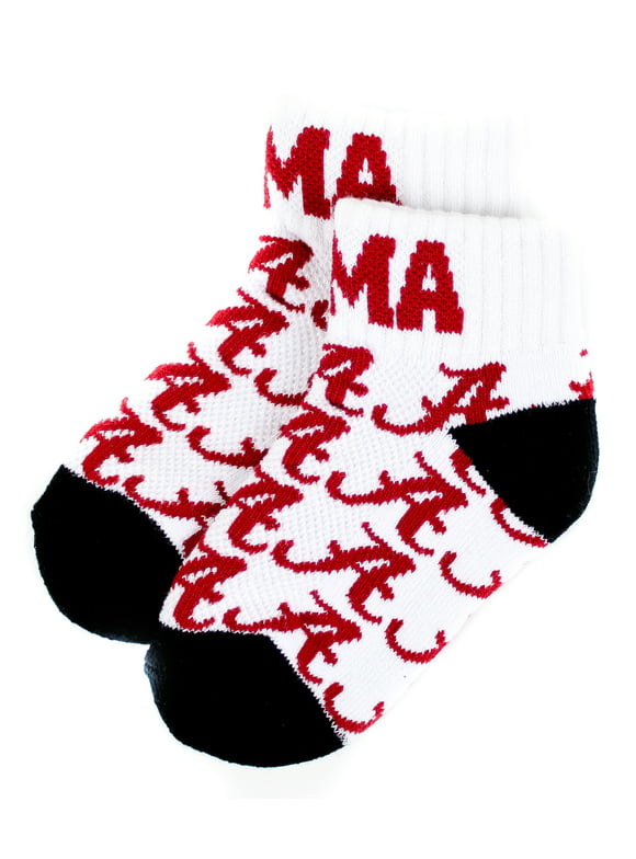 Alabama Crimson Tide Child Quarter Sock