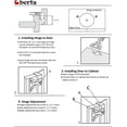 thumbnail image 2 of Berta 1/2" Overlay 105 Degree Soft Closing Face Frame Cabinet Door Higes (6 Pack), 2 of 5
