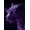 Purple, variant on Mudket Purple Glitter Rhinestone Leopard Profile Canvas Wall Art, Luxury Glam Wildlife Trendy Wall Art Print for Living Room Bedroom Home Decor, Framed Ready to Hang - 12"L x 8"W