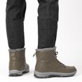 thumbnail image 4 of Northblanc Mens Snow Boots Water Resistant Hiking Boots Non-slip Winter Warm Faux Fur Lined Comfort Outdoor Camping Shoes, 4 of 8