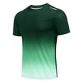 thumbnail image 5 of Workout T Shirts for Men 2026 Summer Casual Gradient Color Short Sleeve Crewneck Lightweight Breathable Athletic Gym Shirt, 5 of 6