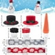thumbnail image 2 of pstuiky Juego de decoración navideña de muñeco de nieve para exteriores: gorro y bufanda de muñeco de nieve., 2 of 4