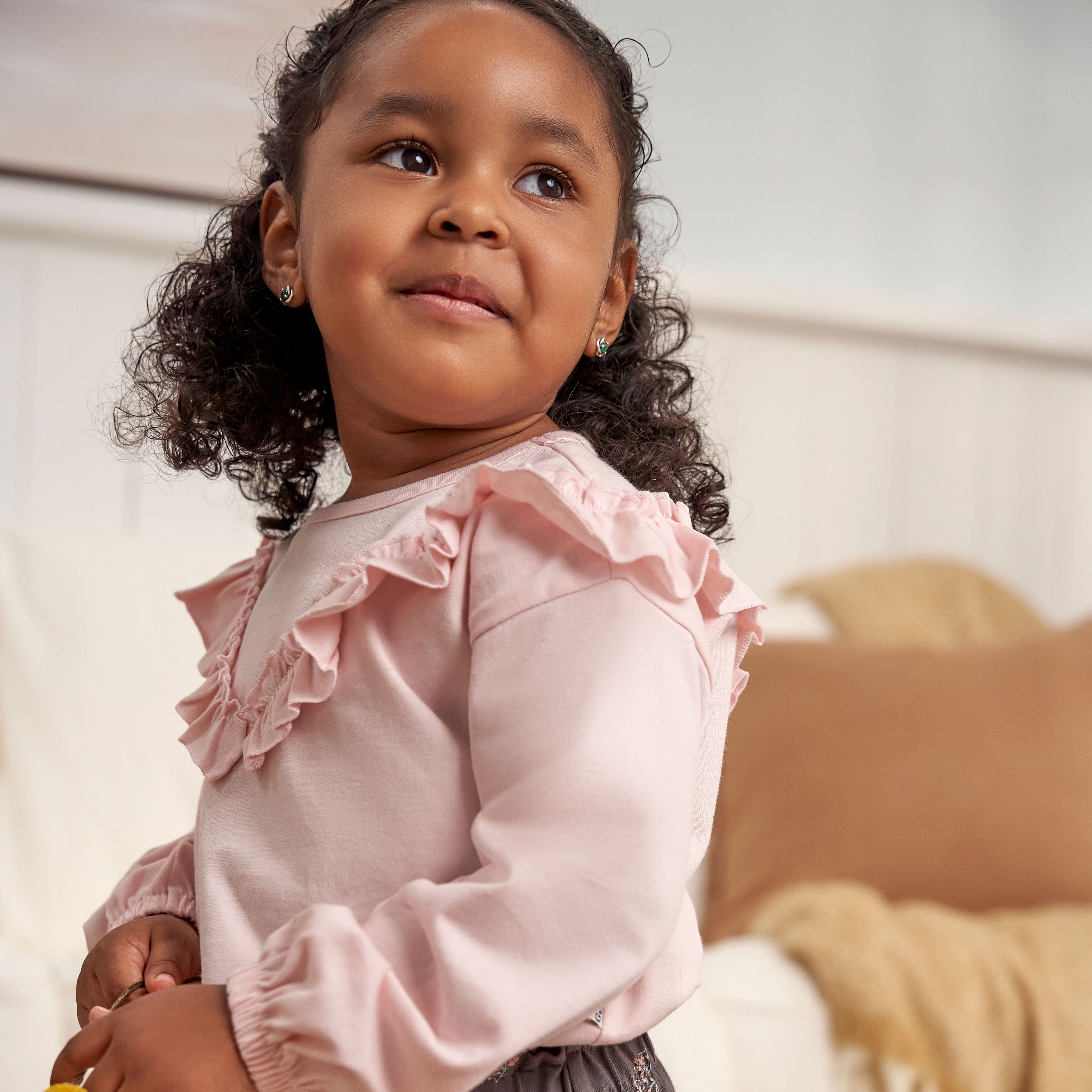 Gerber Toddler Girl Tops and Pants Outfit Set, 3-Piece, Sizes 2T-5T