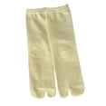 thumbnail image 1 of Calcetines con chancletas Calcetines con punta Calcetines de mujer Suministros Calcetines de tubo medio transpirables Calcetines suaves y elegantes Amarillo claro Salvador Calcetines con chanclas, 1 of 7