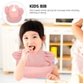 thumbnail image 4 of GOOHOCHY Babero de tela no tejida para niños con encaje para la alimentación de la dentadura, 4 of 7