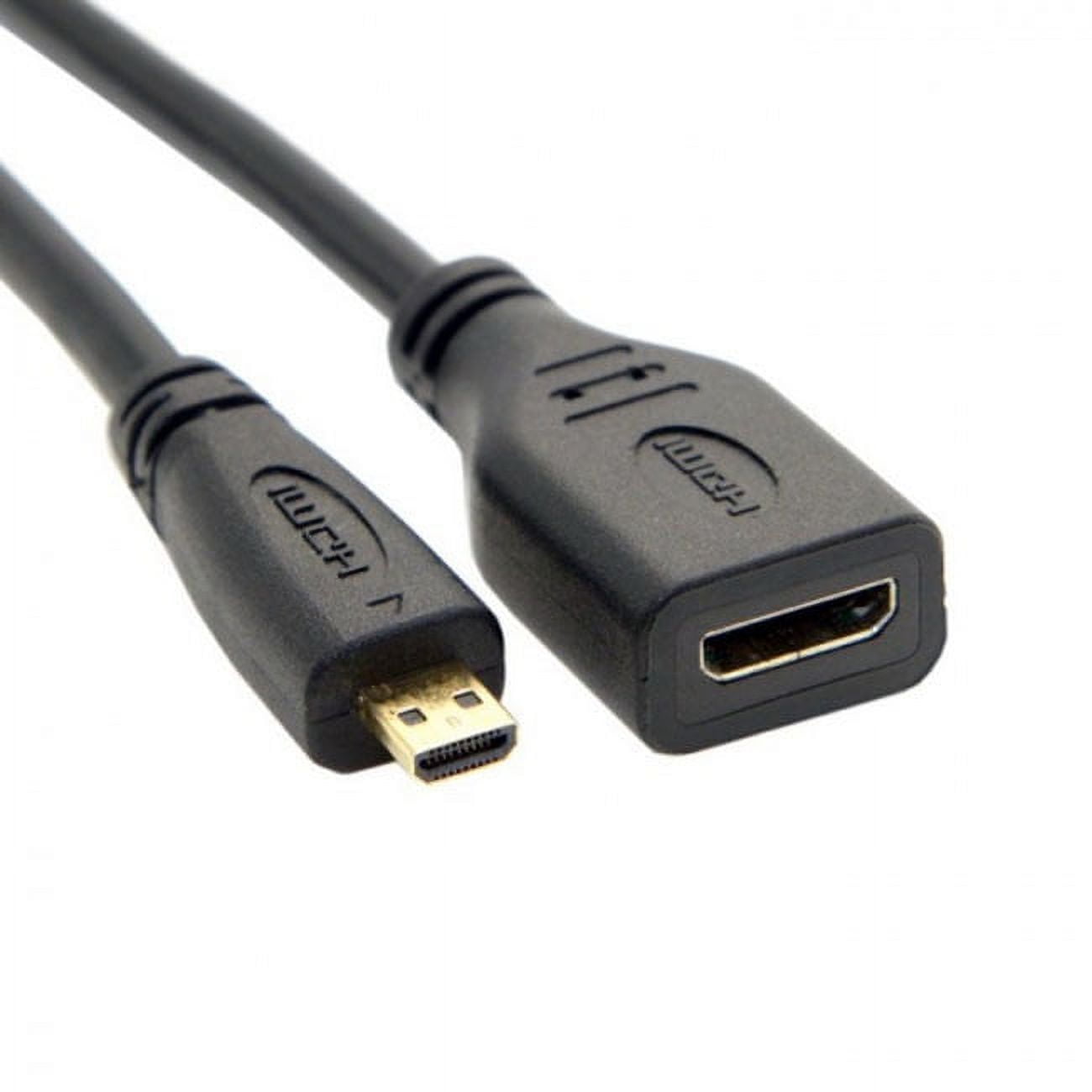 Wewoo - Câble Mini HDMI USB-C / Type-C Mâle à Micro HDMI Type-D d