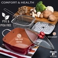 thumbnail image 5 of Set de utensilios de cocina Moss & Stone Copper, 5 piezas, antiadherentes, 5 of 5