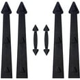thumbnail image 3 of Garage Door Decorative Kit Hardware Weather Resistant Faux Hinges Handles Easy Installation No Drilling Faux Magnetic Windows Door Decoration for Metal Garage Door, 3 of 11