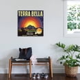 thumbnail image 3 of Art.com Terra Bella Brand - Terra Bella, California - Citrus Crate Label Stretched Canvas Print Wall Art by Lantern Press, 30" x 30", 3 of 4